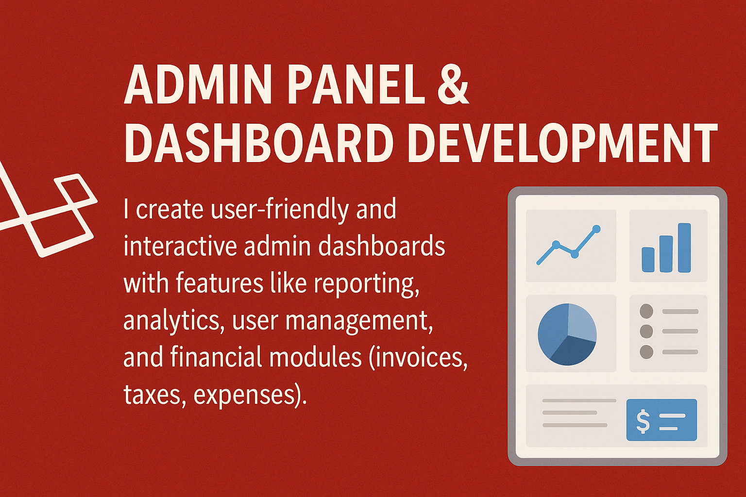 Admin Panel & Dashboard Development